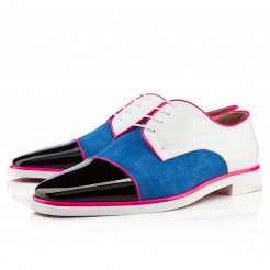 Replica Christian Louboutin Bruno Orlato Loafers Black/Saphir Cheap Fake Shoes