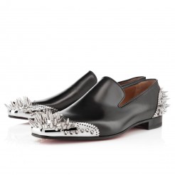 Replica Christian Louboutin Ironito Loafers Black Cheap Fake Shoes