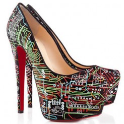 Replica Christian Louboutin Daffodile 160mm Platforms Multicolor Cheap Fake Shoes