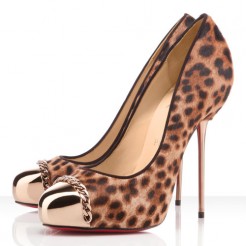 Replica Christian Louboutin Metalipp 120mm Pumps Leopard Cheap Fake Shoes