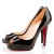 Christian Louboutin Very Prive 120mm Peep Toe Pumps Black