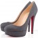 Replica Christian Louboutin Bianca 140mm Platforms Light Grey Cheap Fake Shoes