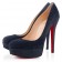 Replica Christian Louboutin Bianca 120mm Platforms Navy Cheap Fake Shoes