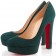 Replica Christian Louboutin Bianca 140mm Platforms Green Cheap Fake Shoes