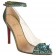 Replica Christian Louboutin Pivichic 120mm Pumps Green Cheap Fake Shoes
