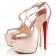 Replica Christian Louboutin Exagona 160mm Sandals Platine Cheap Fake Shoes