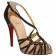 Replica Christian Louboutin Mignons 140mm Sandals Black Cheap Fake Shoes