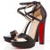 Replica Christian Louboutin Summerissima 140mm Sandals Black Cheap Fake Shoes