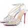 Replica Christian Louboutin Beverly 100mm Sandals Silver Cheap Fake Shoes