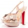 Replica Christian Louboutin Disconoeud 140mm Sandals Pink Cheap Fake Shoes