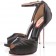 Replica Christian Louboutin Armadillo Bride 120mm Sandals Black Cheap Fake Shoes