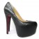 Replica Christian Louboutin Daffodile 160mm Platforms Black Cheap Fake Shoes