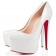 Replica Christian Louboutin Daffodile 160mm Platforms Off White Cheap Fake Shoes