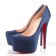 Replica Christian Louboutin Daffodile 160mm Platforms Blue Cheap Fake Shoes