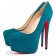 Replica Christian Louboutin Daffodile 160mm Platforms Peacock Cheap Fake Shoes