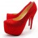 Replica Christian Louboutin Daffodile 160mm Platforms Rouge Lipstick Cheap Fake Shoes