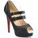 Replica Christian Louboutin Lillian 140mm Mary Jane Pumps Black Cheap Fake Shoes