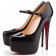 Replica Christian Louboutin Lady Daf 160mm Mary Jane Pumps Black Cheap Fake Shoes