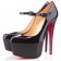 Replica Christian Louboutin Lady Daf 160mm Mary Jane Pumps Black Cheap Fake Shoes