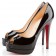 Replica Christian Louboutin Altadama 140mm Peep Toe Pumps Black Cheap Fake Shoes