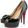 Replica Christian Louboutin Altadama 140mm Peep Toe Pumps Green Cheap Fake Shoes