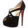 Replica Christian Louboutin Lady Corset 140mm Peep Toe Pumps Black Cheap Fake Shoes