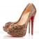 Replica Christian Louboutin Lady 140mm Peep Toe Pumps Natural Cheap Fake Shoes