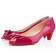 Replica Christian Louboutin Milady 40mm Peep Toe Pumps Pink Cheap Fake Shoes