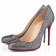 Replica Christian Louboutin Fifi Strass 100mm Pumps Grey Cheap Fake Shoes