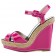 Replica Christian Louboutin Almeria 120mm Wedges Pink Cheap Fake Shoes