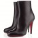 Replica Christian Louboutin Bello 100mm Ankle Boots Black Cheap Fake Shoes