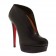 Replica Christian Louboutin Miss Fast Plato 120mm Ankle Boots Black Cheap Fake Shoes