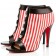 Replica Christian Louboutin Maotic 120mm Ankle Boots Red Cheap Fake Shoes