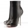 Replica Christian Louboutin Metaliboot 120mm Ankle Boots Black Cheap Fake Shoes