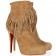 Replica Christian Louboutin Rom 120mm Ankle Boots Camel Cheap Fake Shoes