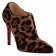 Replica Christian Louboutin Dahlia 100mm Ankle Boots Leopard Cheap Fake Shoes