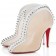 Replica Christian Louboutin Bourriche 100mm Ankle Boots White Cheap Fake Shoes