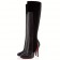 Replica Christian Louboutin Ysa 100mm Boots Black Cheap Fake Shoes