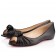Replica Christian Louboutin Turban Nappa Ballerinas Black Cheap Fake Shoes