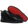 Replica Christian Louboutin Louis Pik Pik Sneakers Black Cheap Fake Shoes