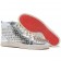 Replica Christian Louboutin Louis Spikes Sneakers Silver Cheap Fake Shoes