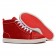 Replica Christian Louboutin Rantulow Sneakers Red Cheap Fake Shoes