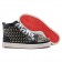 Replica Christian Louboutin Louis Spikes Sneakers Black Cheap Fake Shoes