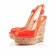 Replica Christian Louboutin Une plume 140mm Wedges Flame Cheap Fake Shoes