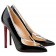 Replica Christian Louboutin Super Vic 120mm Pumps Black Cheap Fake Shoes