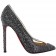 Replica Christian Louboutin Super Vic 120mm Pumps Black Cheap Fake Shoes