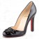 Replica Christian Louboutin Lilibelt 100mm Pumps Black Cheap Fake Shoes