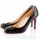 Replica Christian Louboutin Simple 80mm Pumps Black Cheap Fake Shoes