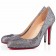 Replica Christian Louboutin Simple 100mm Pumps Silver Cheap Fake Shoes