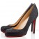 Replica Christian Louboutin Simple 100mm Pumps Black Cheap Fake Shoes